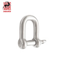 Dee shackle stainless swivel shackle for marine fender accessories